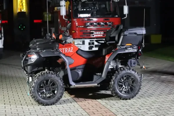 Nowy quad w OSP Pięczkowo – strażacy zyskali sprzęt do trudnych terenów